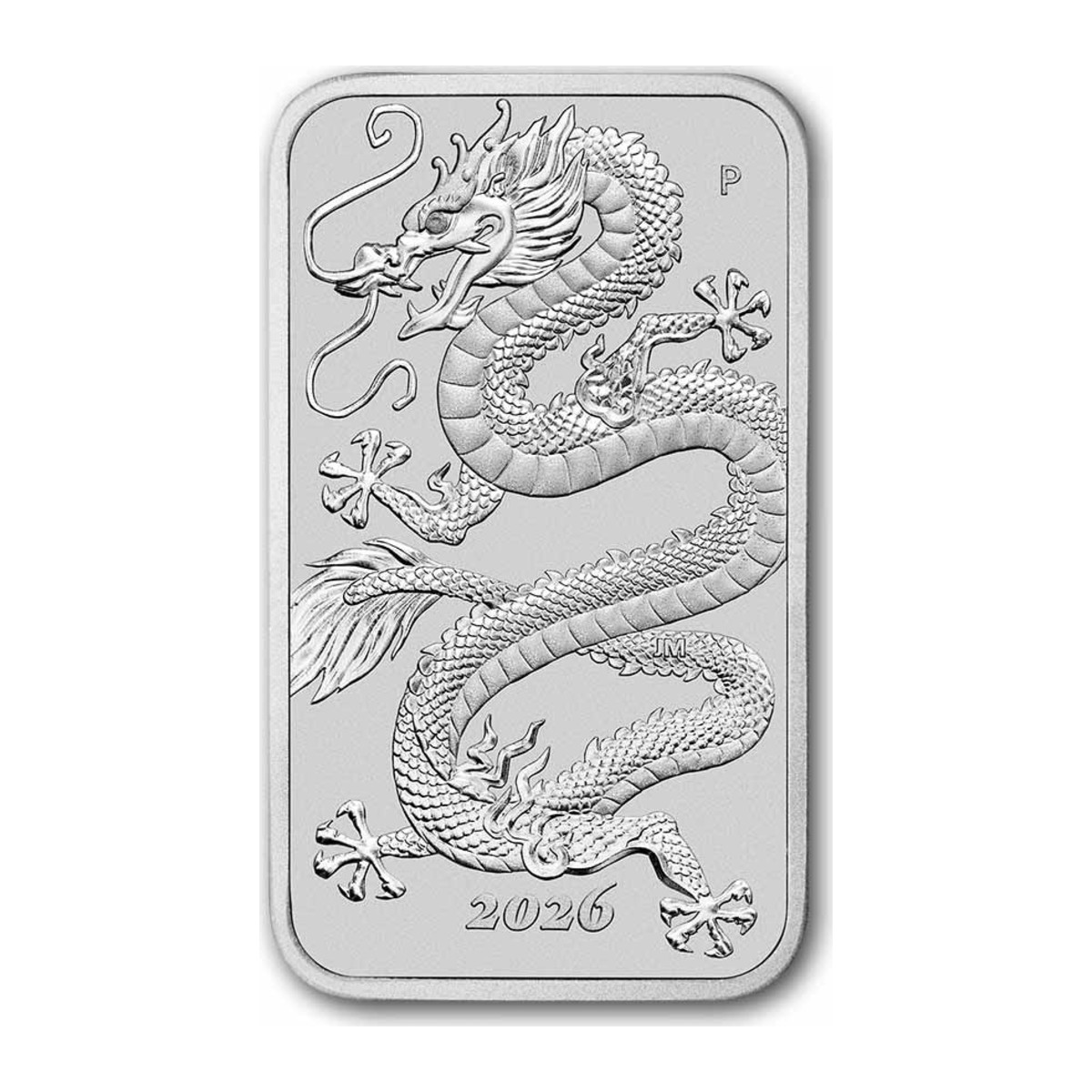 1 oz Dragon Rectangular Silver Coin | 2026