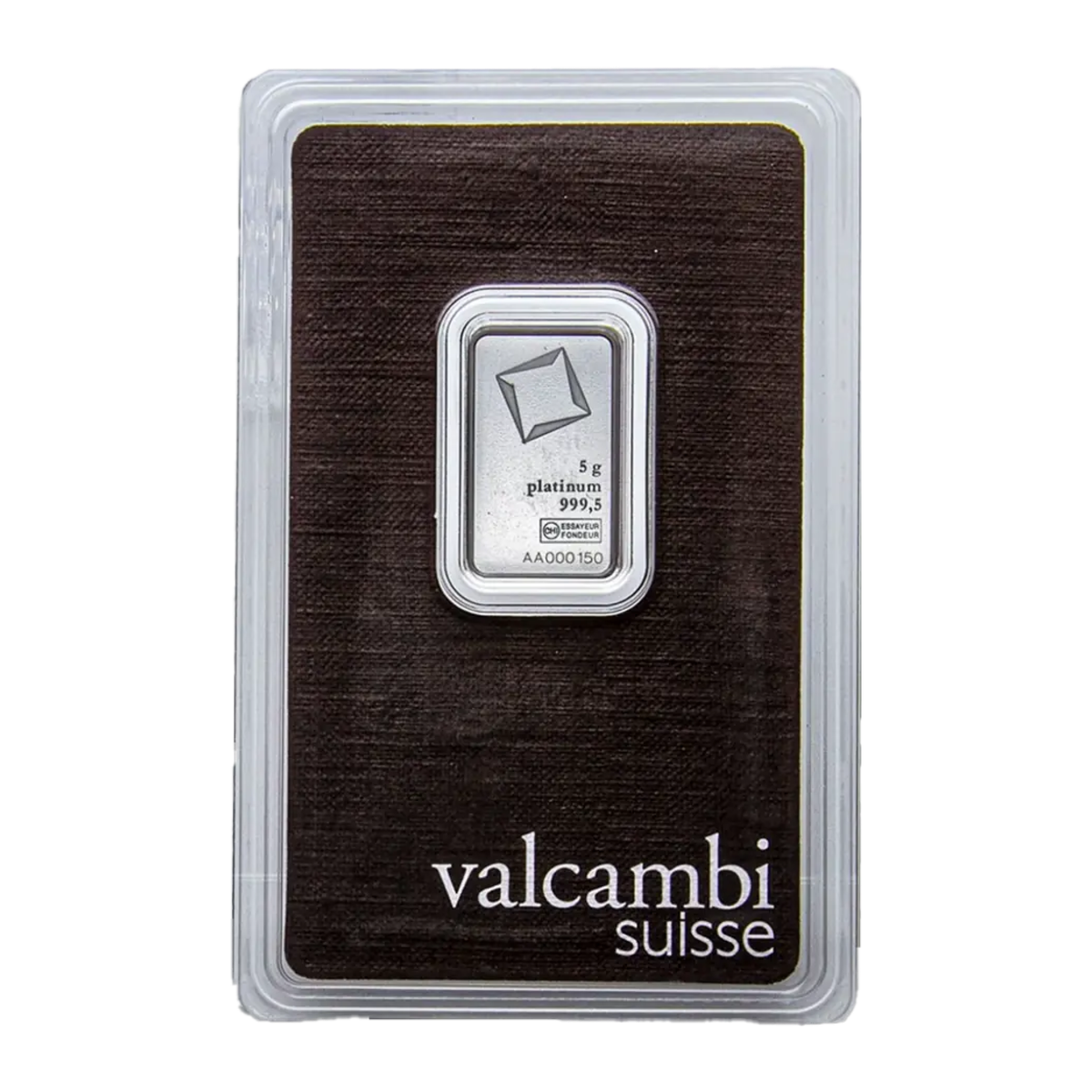 5g 999.5 Platinum Valcambi Bar
